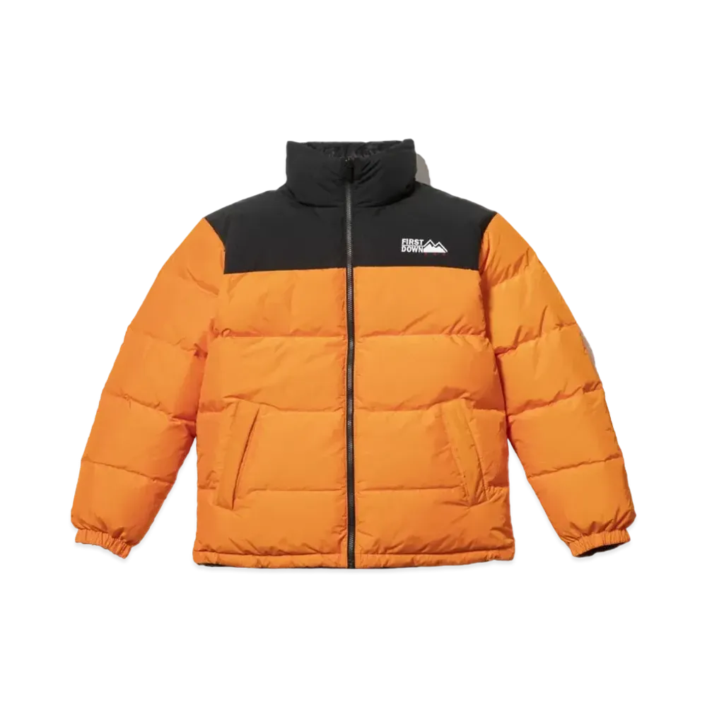 FIRST DOWN REVERSIBLE DOWN JACKET "Orange/Black"