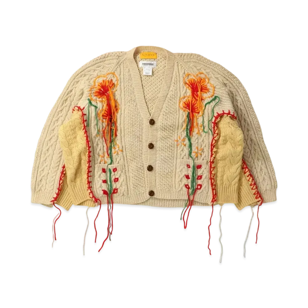 UNION x DISCOVERED Hand Embroidery Fisherman Knit "Assort"