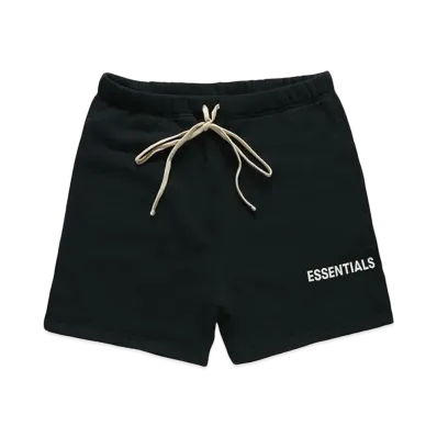 FEAR OF GOD Essentials Graphic Sweat Shorts "Black"