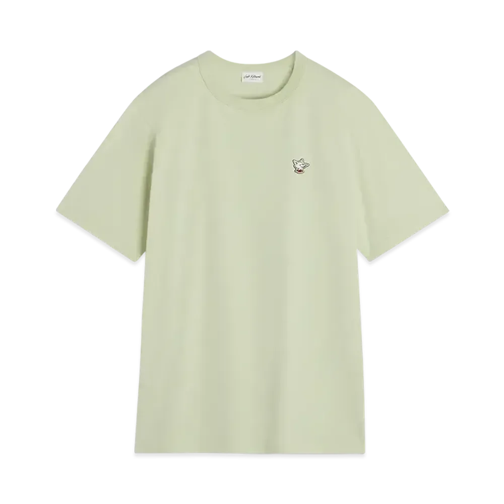 Maison Kitsune Cafe Fox Barista Fox Patch Relaxed T-shirt "Basil"