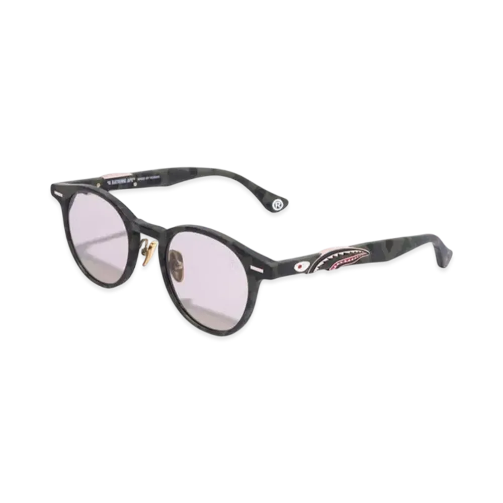 A BATHING APE Shark Sunglasses #4 "Green"