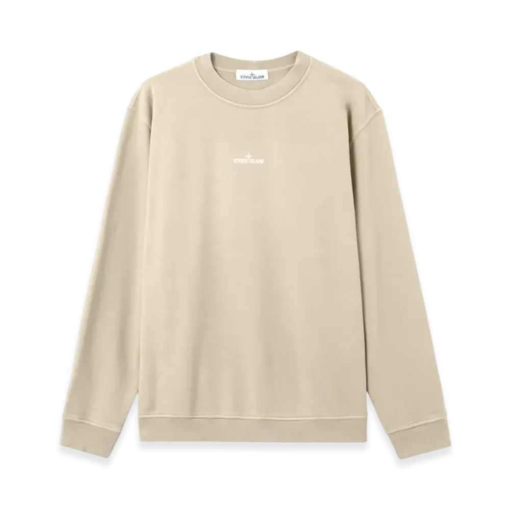 Stone Island 6100018 Cotton Fleece "Desert Brown"