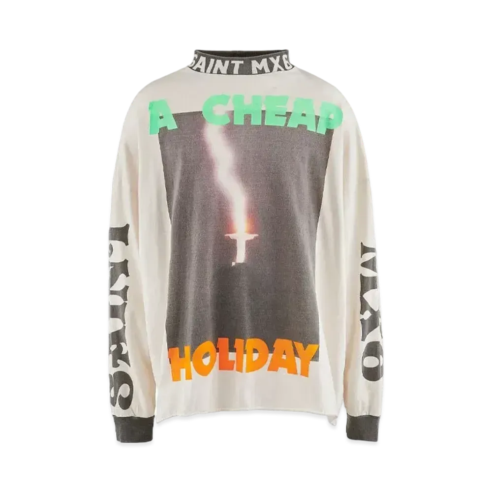 Saint Mxxxxxx LS Tee/A Cheap Holiday "White"