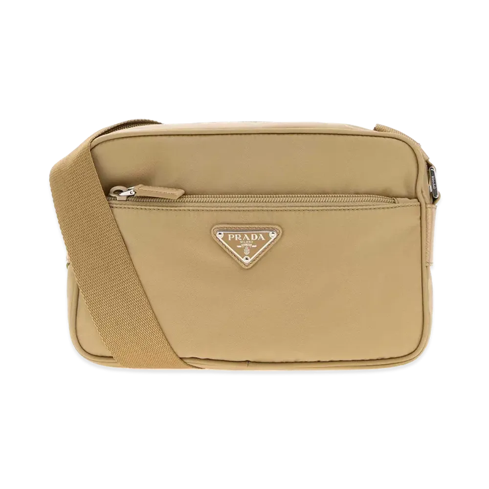 PRADA Wonen's Re-Nylon Crossbody Bag "Camel"