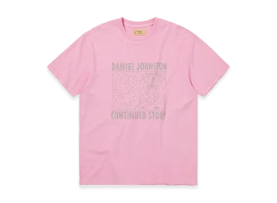 thisisneverthat x Daniel Johnston Continued Story Tee "Soft Pink"