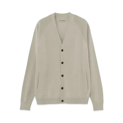 Goldwin Whole Garment Wool Knit Cardigan (Unisex) "Cloudy Beige"