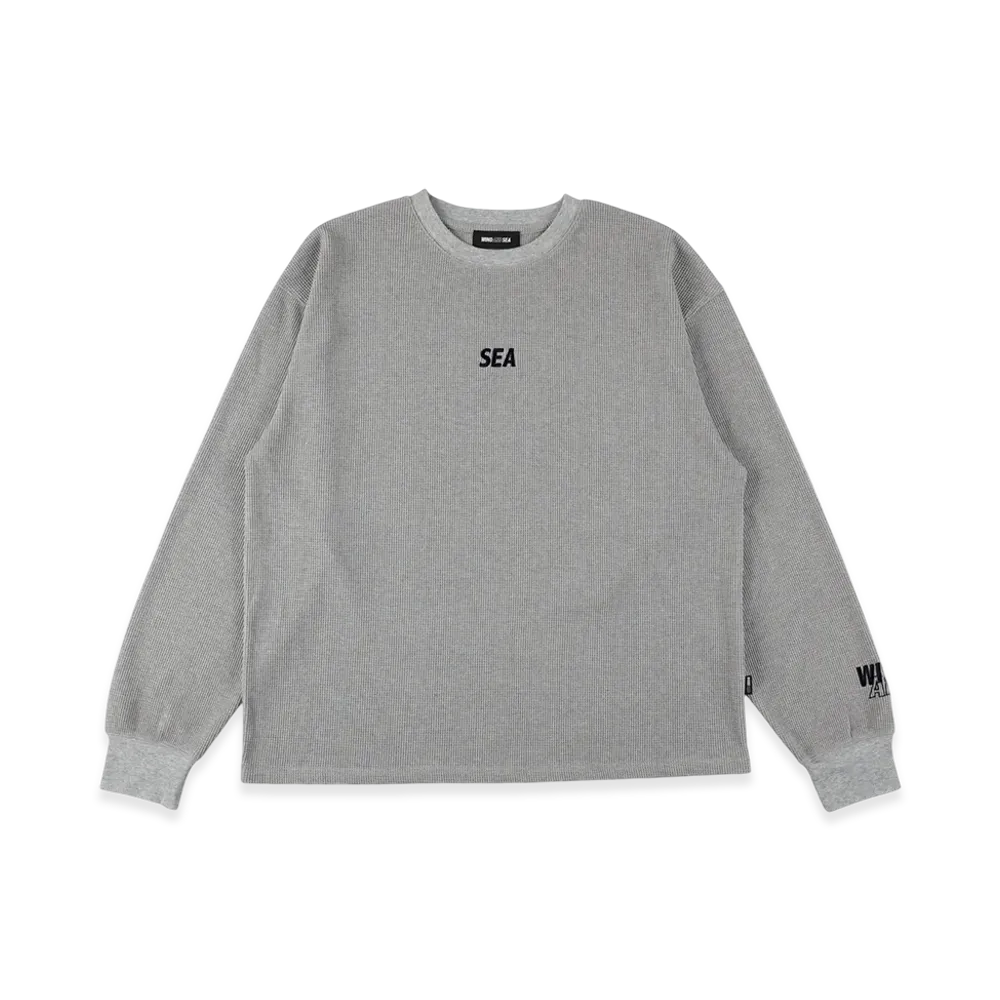 WIND AND SEA Waffle L/S Tee "Gray"