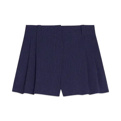 Maison Kitsune Casual Pleats Shorts "Navy"