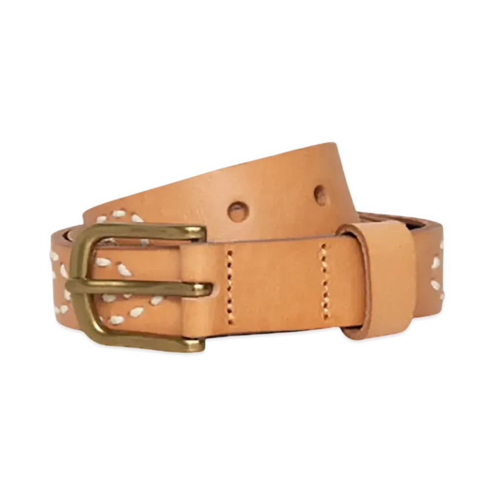 Stussy Embroidered S Belt "Light Tan"