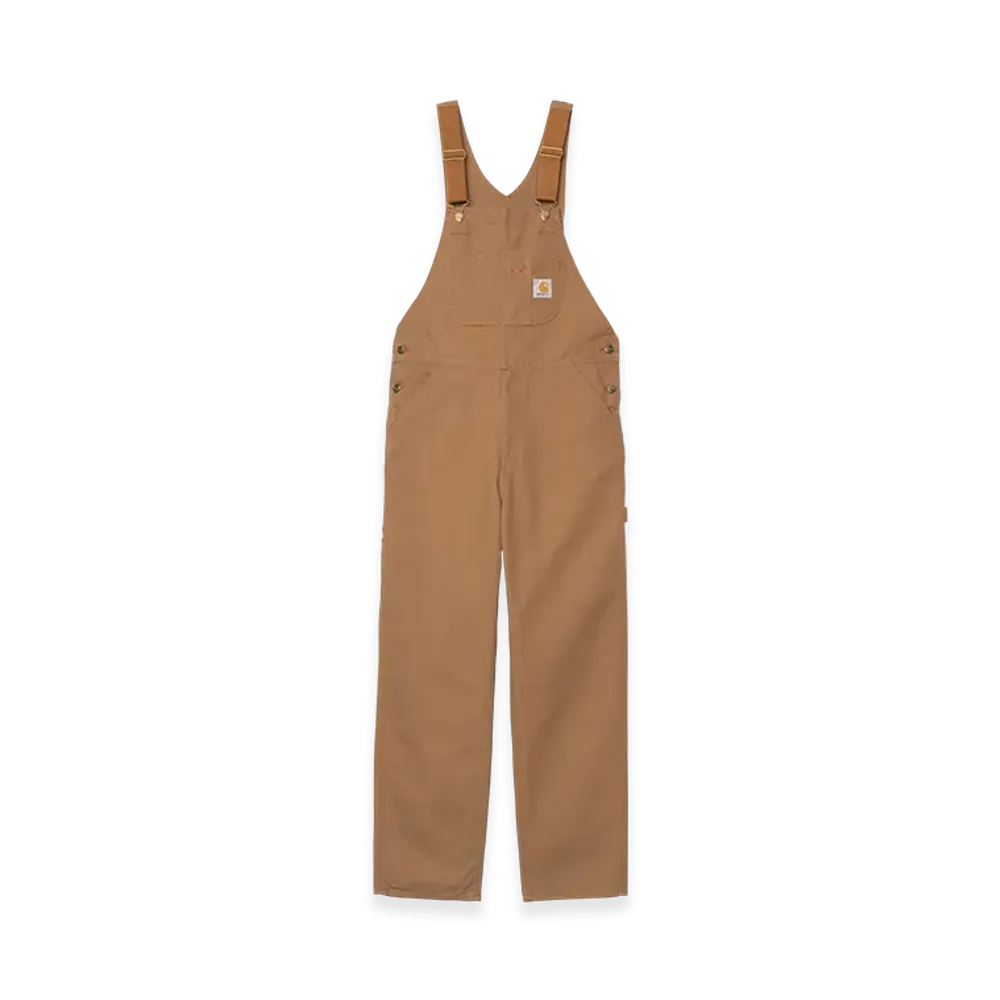 Carhartt WIP Bib Overall "Hamilton Brown(Rinsed)"