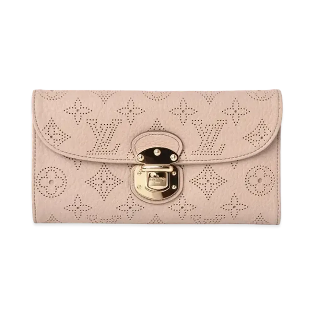 Louis Vuitton Amelia Wallet Mahina "Sable"
