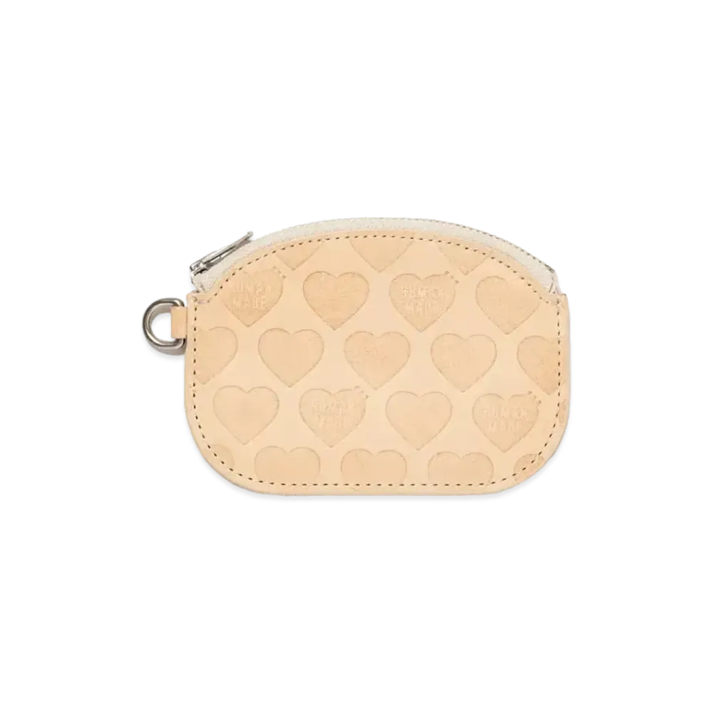 HUMAN MADE Leather Coin Case "Beige"