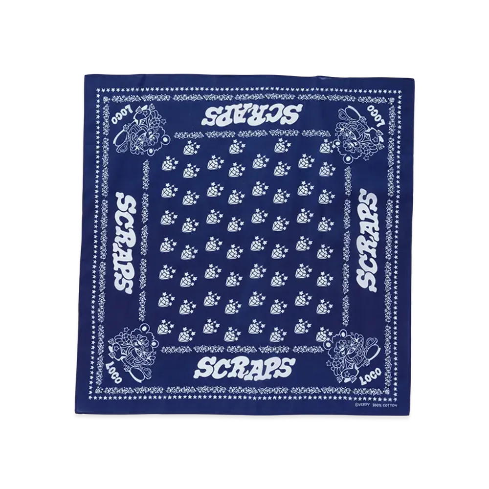 VERDY x Loco Scraps Bandana "Navy"