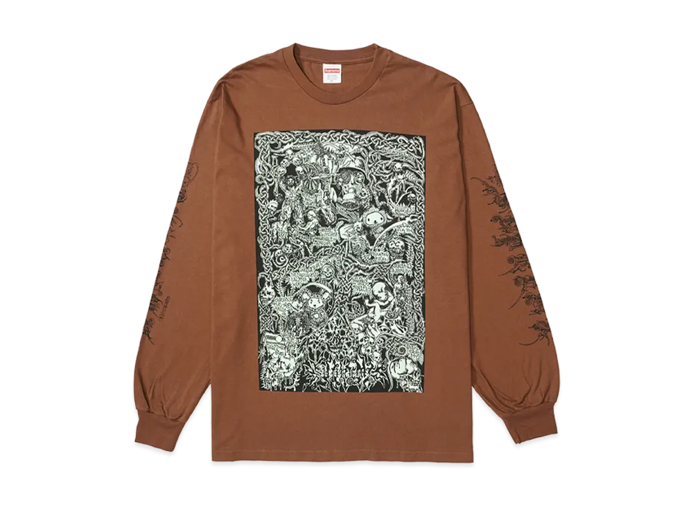 Supreme Wombat L/S Tee "Brown"