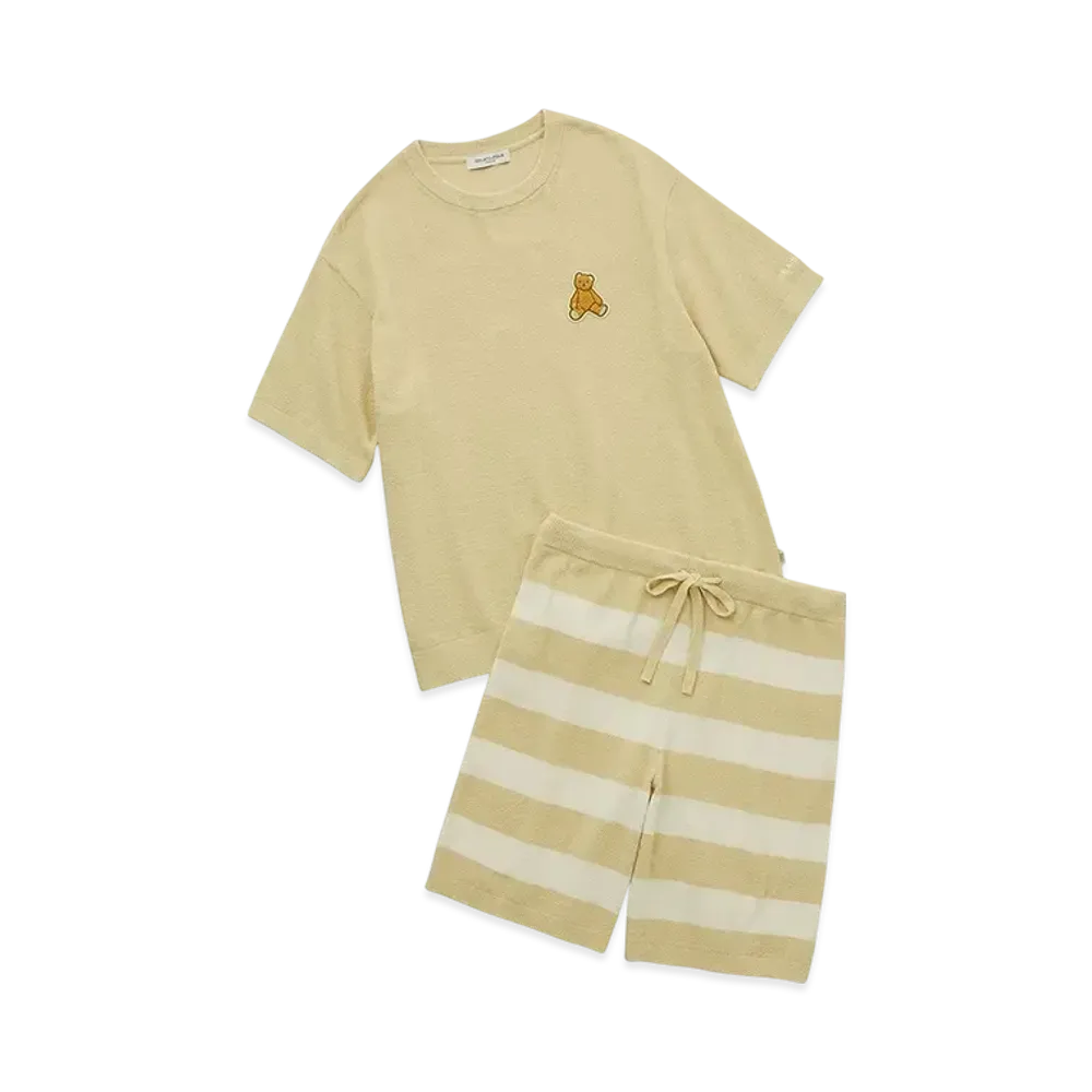 GELATO PIQUE Homme Air Moco Bear One Point Setup "Yellow"