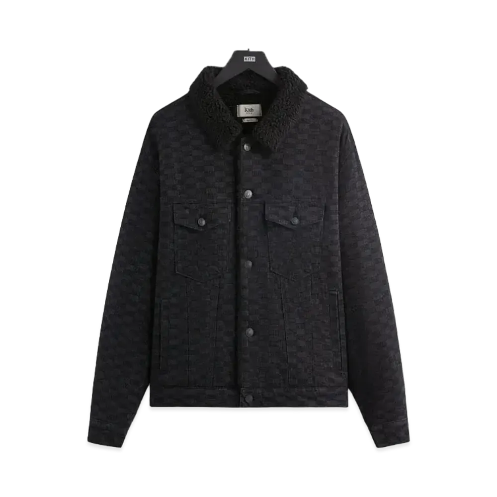 Kith Sherpa Lined Centre Jacket "Black"