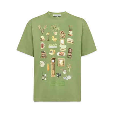 JW ANDERSON DIORAMA Print Tee "Green"