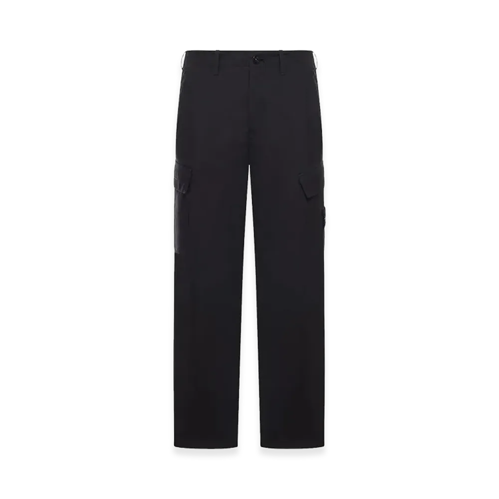 Stone Island Cotton Cargo Trousers "Black"