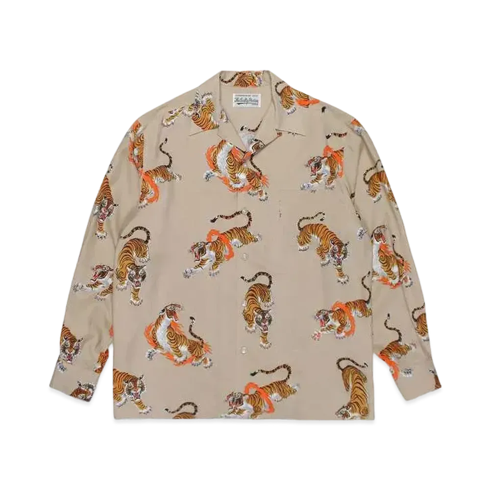 WACKO MARIA TIM LEHI / Hawaiian Shirt "Beige"