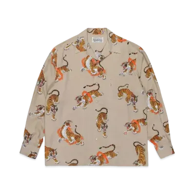 WACKO MARIA TIM LEHI / Hawaiian Shirt "Beige"