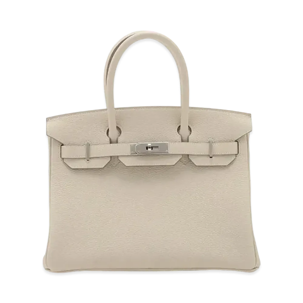 Hermes Birkin Togo "Beton/Silver"