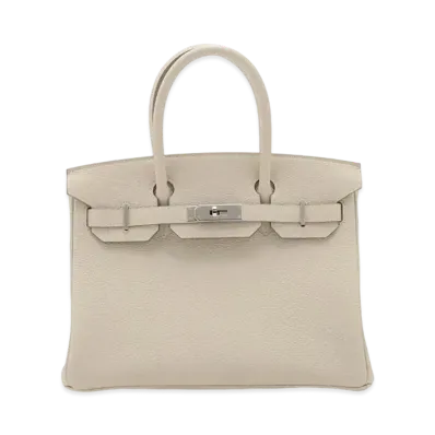 Hermes Birkin Togo "Beton/Silver"