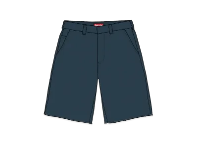 Supreme Work Short "Light Navy"