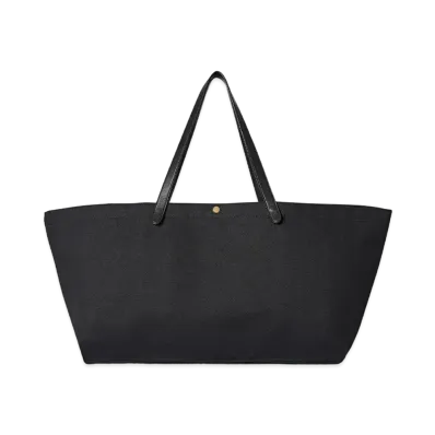 The Row XL Idaho Bag in Cotton "Black"