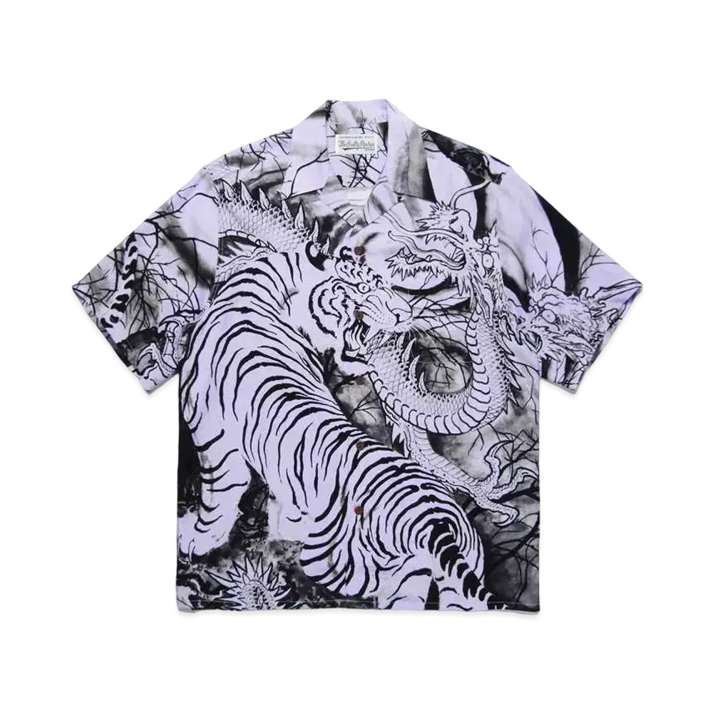 WACKO MARIA PARADISE TOKYO Summer Festival TIM LEHI Hawaiian Shirt "Purple"