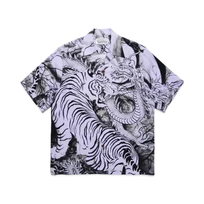 WACKO MARIA PARADISE TOKYO Summer Festival TIM LEHI Hawaiian Shirt "Purple"
