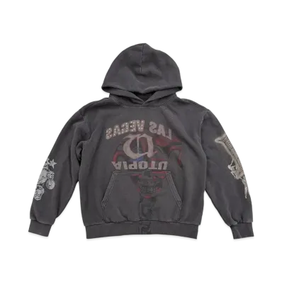 Travis Scott Cactus Jack Utopia Annihilator Hoodie "Black"