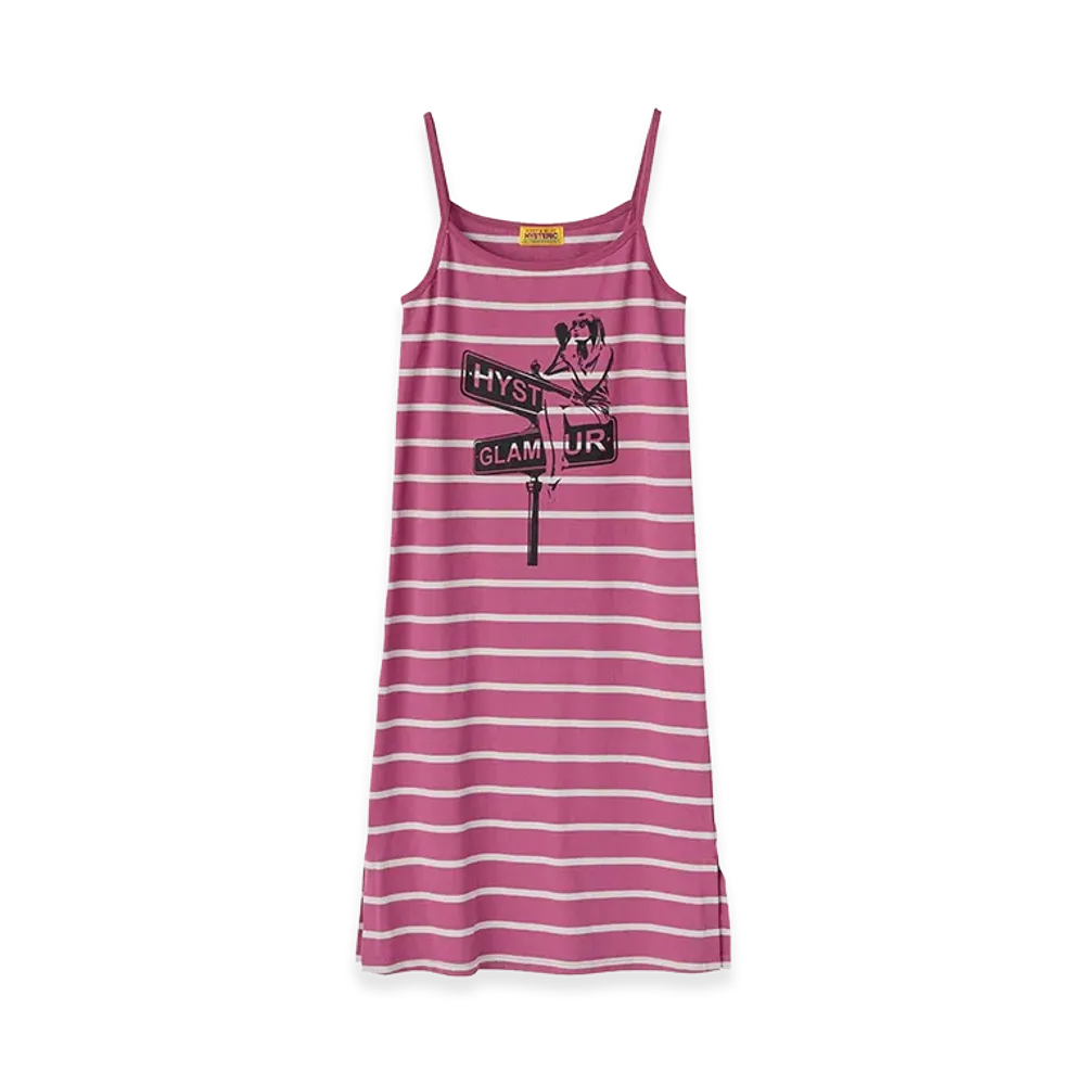 HYSTERIC GLAMOUR Women's HG Intersection Dress "Pink"
