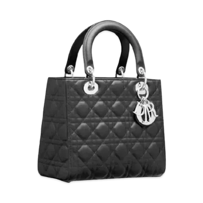Dior Medium Lady Dior Bag "Black"