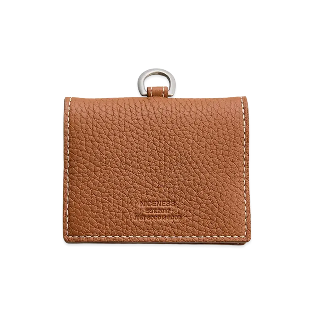 NICENESS H.Jello Cow Leather Coin Case "Cognac"