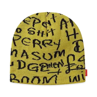 Supreme Black Ark Beanie "Yellow"