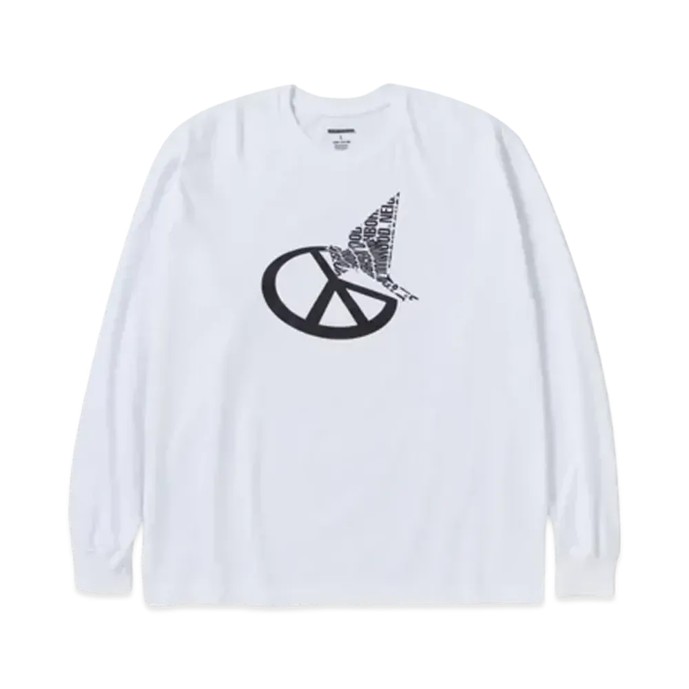 NEIGHBORHOOD NH . Tee LS-20 "White"