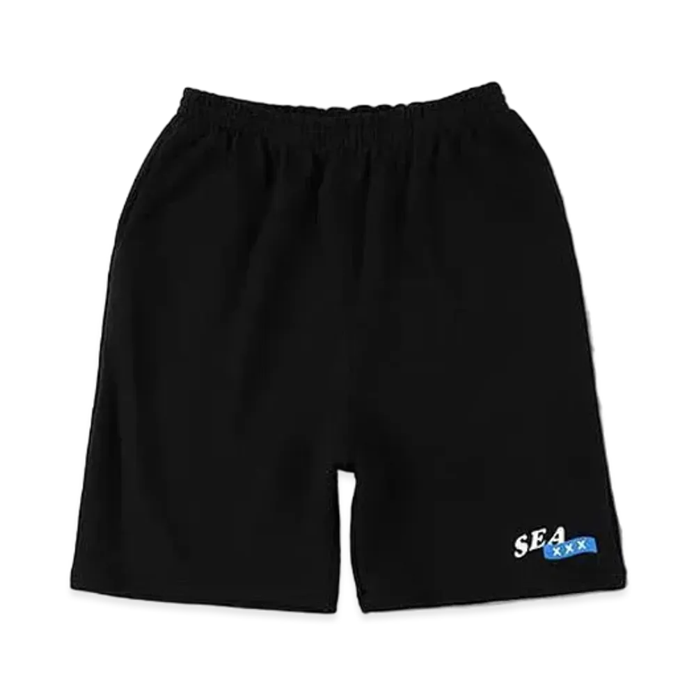 WIND AND SEA x XXX (CIRCLE-XXX) SWEAT SHORTS "Black"