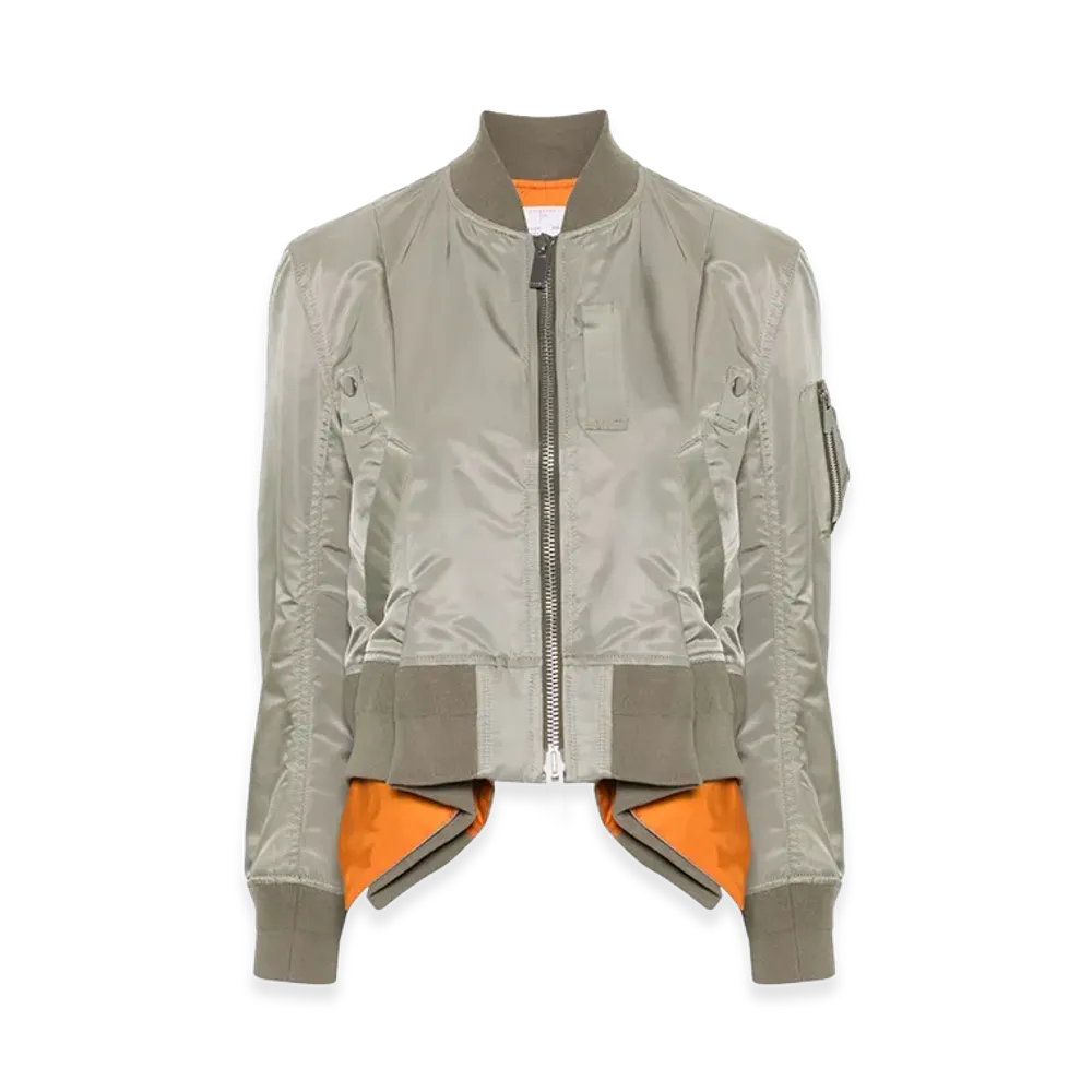sacai Women's Jackets Kaki "Green"