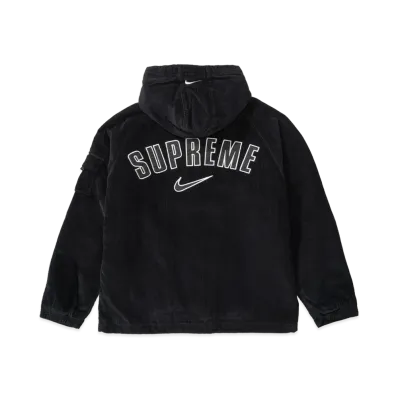 Supreme x Nike Arc Corduroy Hooded Jacket "Black"