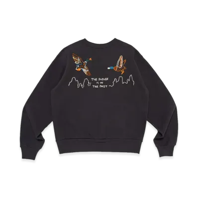 HUMAN MADE Embroidered Sweatshirt "Black"