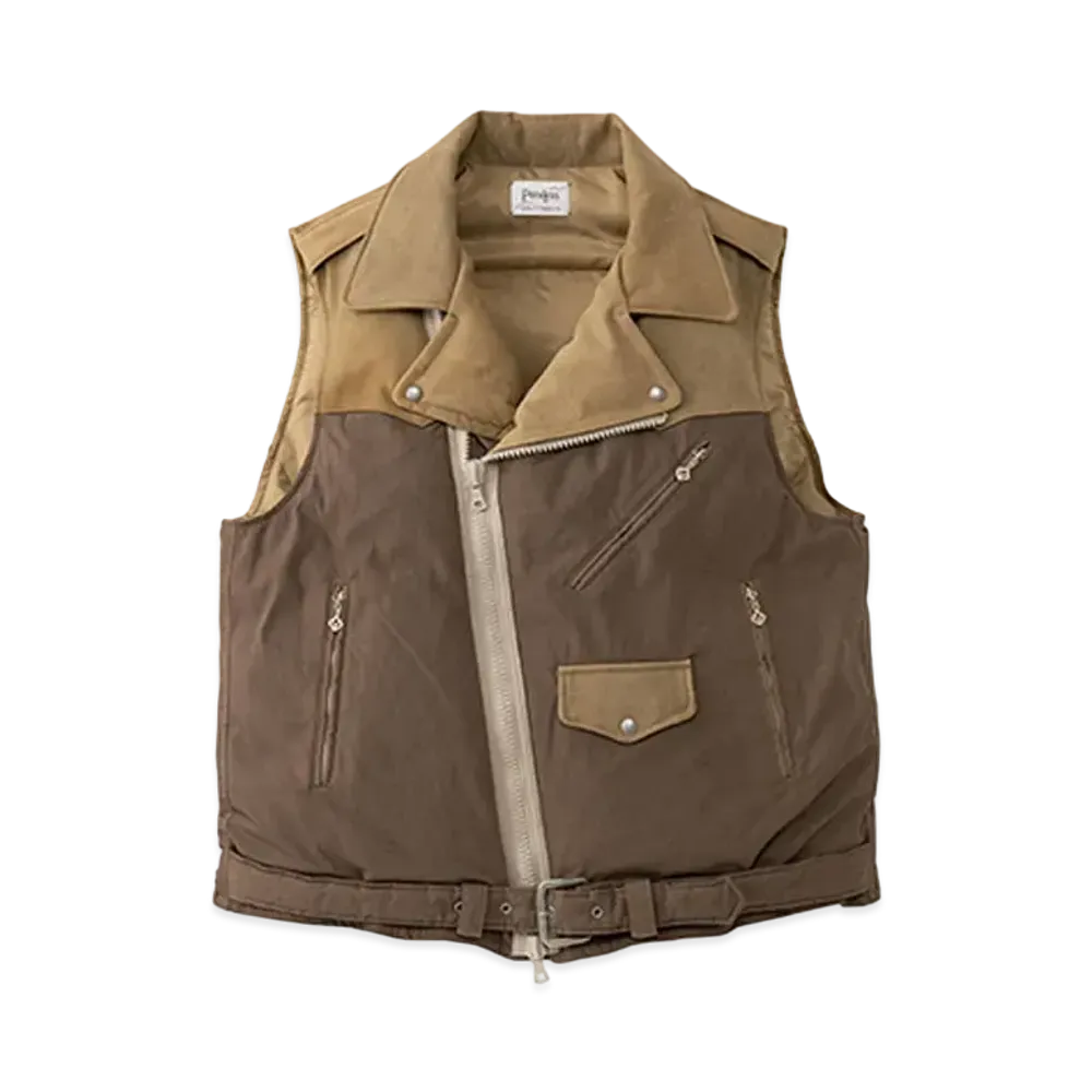 visvim STRABLER DOWN VEST "Brown"