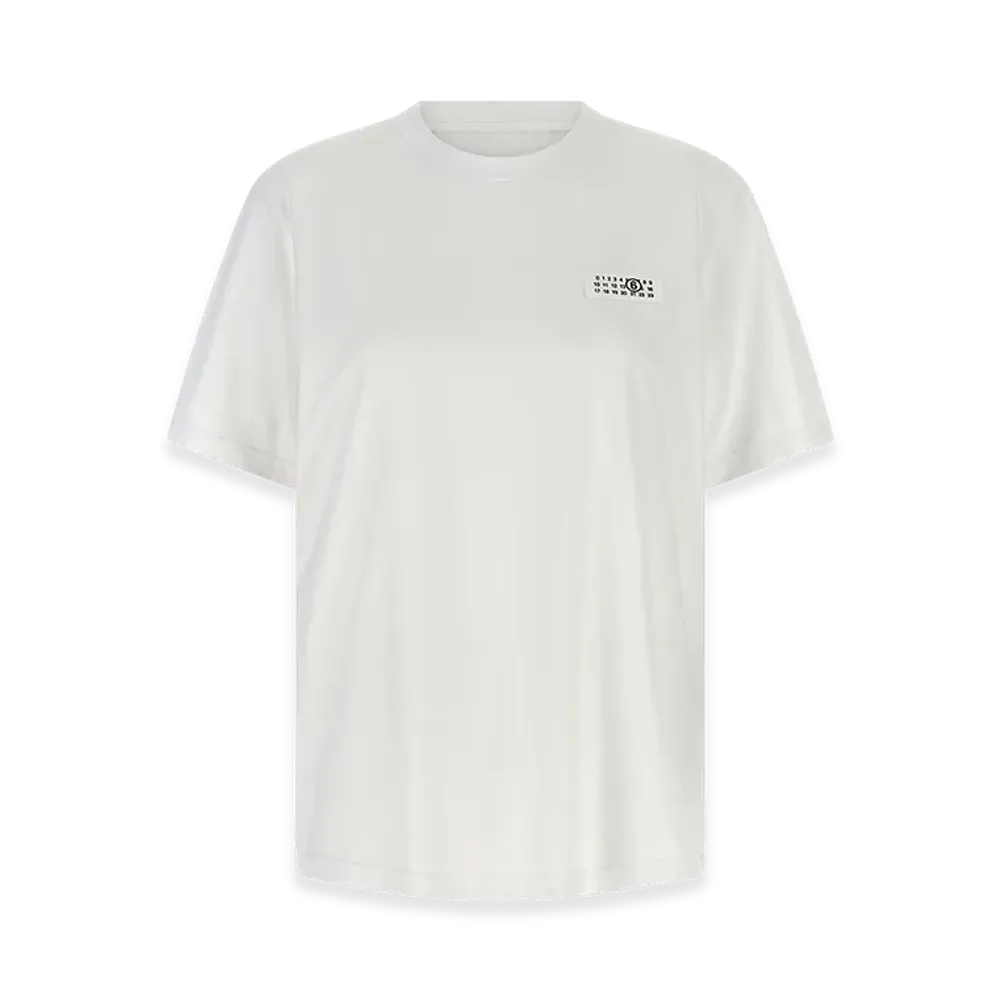 MM6 Maison Margiela Women's Numeric Signature T-Shirt "White"