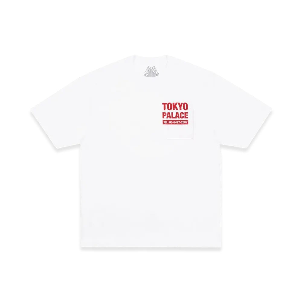 PALACE Shop Numbers T-Shirt "White"