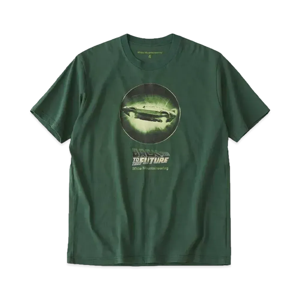 White Mountaineering FIVING DELOREAN T-SHIRT "GREEN"