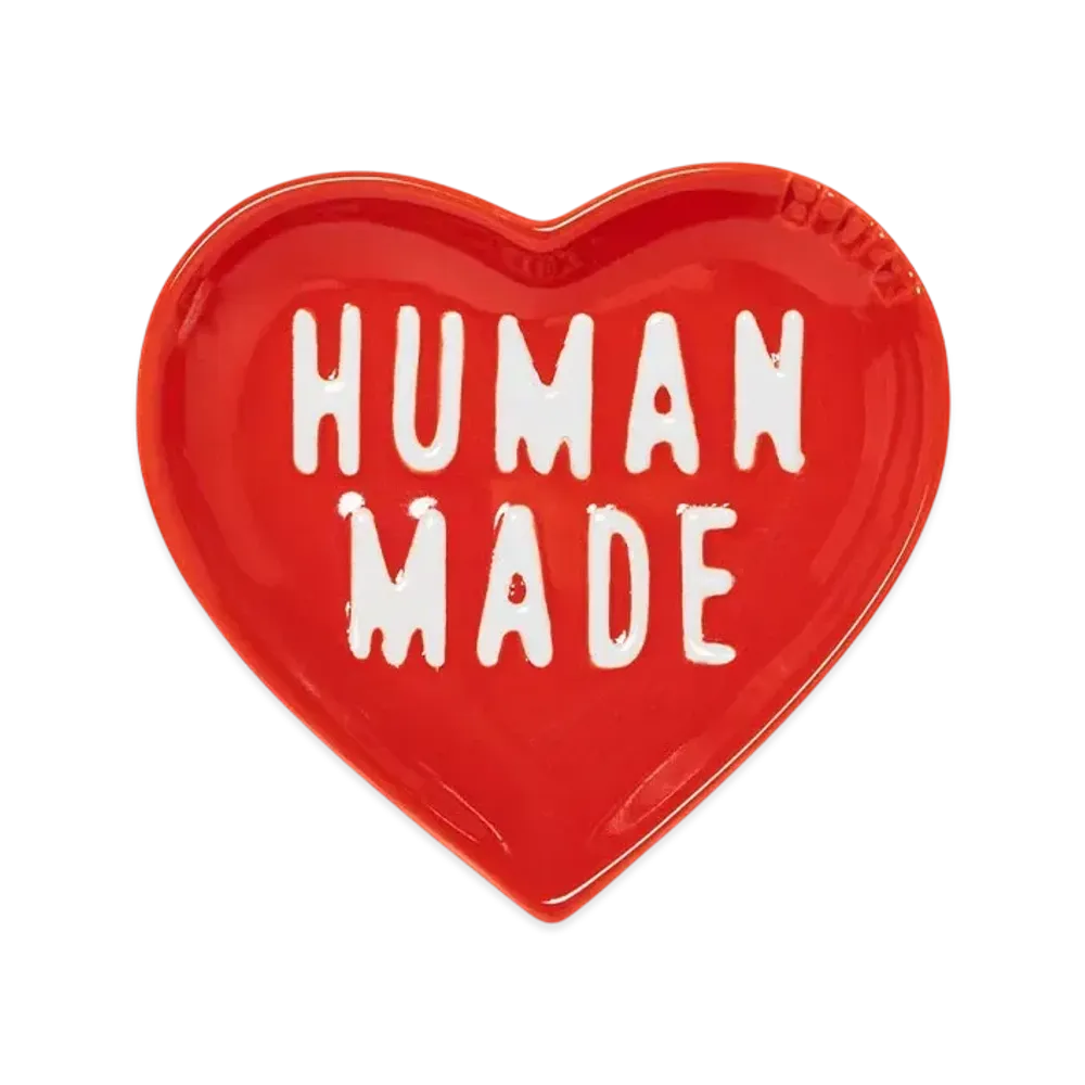 HUMAN MADE Heart Ceramics Tray "Red" HM28GD104