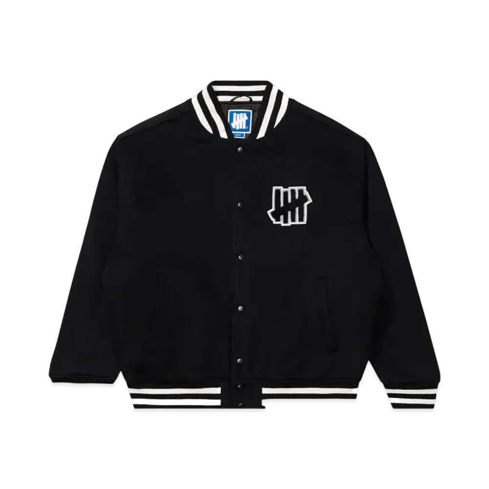 UNDEFEATED Varsity Jacket "Black"