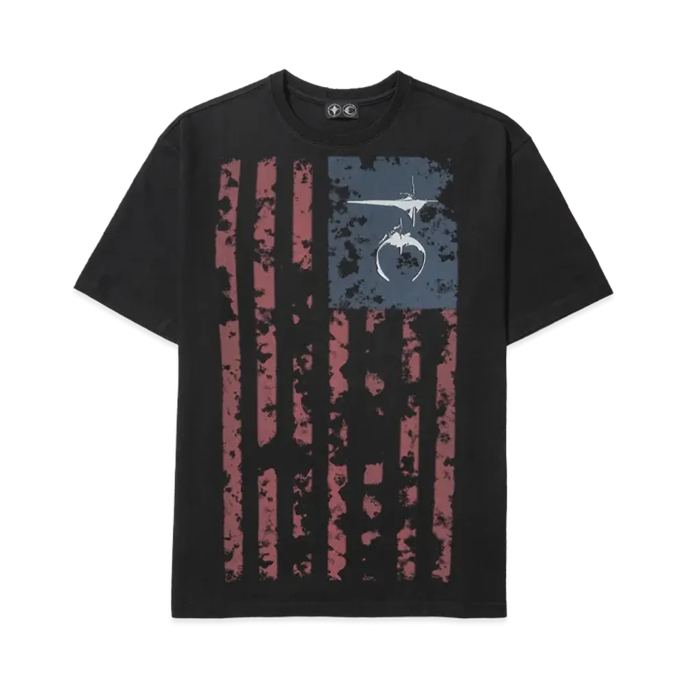 THUG CLUB Old Glory T-Shirt "BLACK"