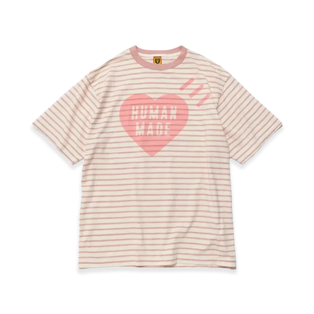 HUMAN MADE Border T-Shirt "Pink"