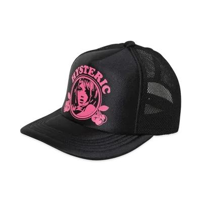 HYSTERIC GLAMOUR Hysteric Cherry Glossy Mesh Cap "Black"