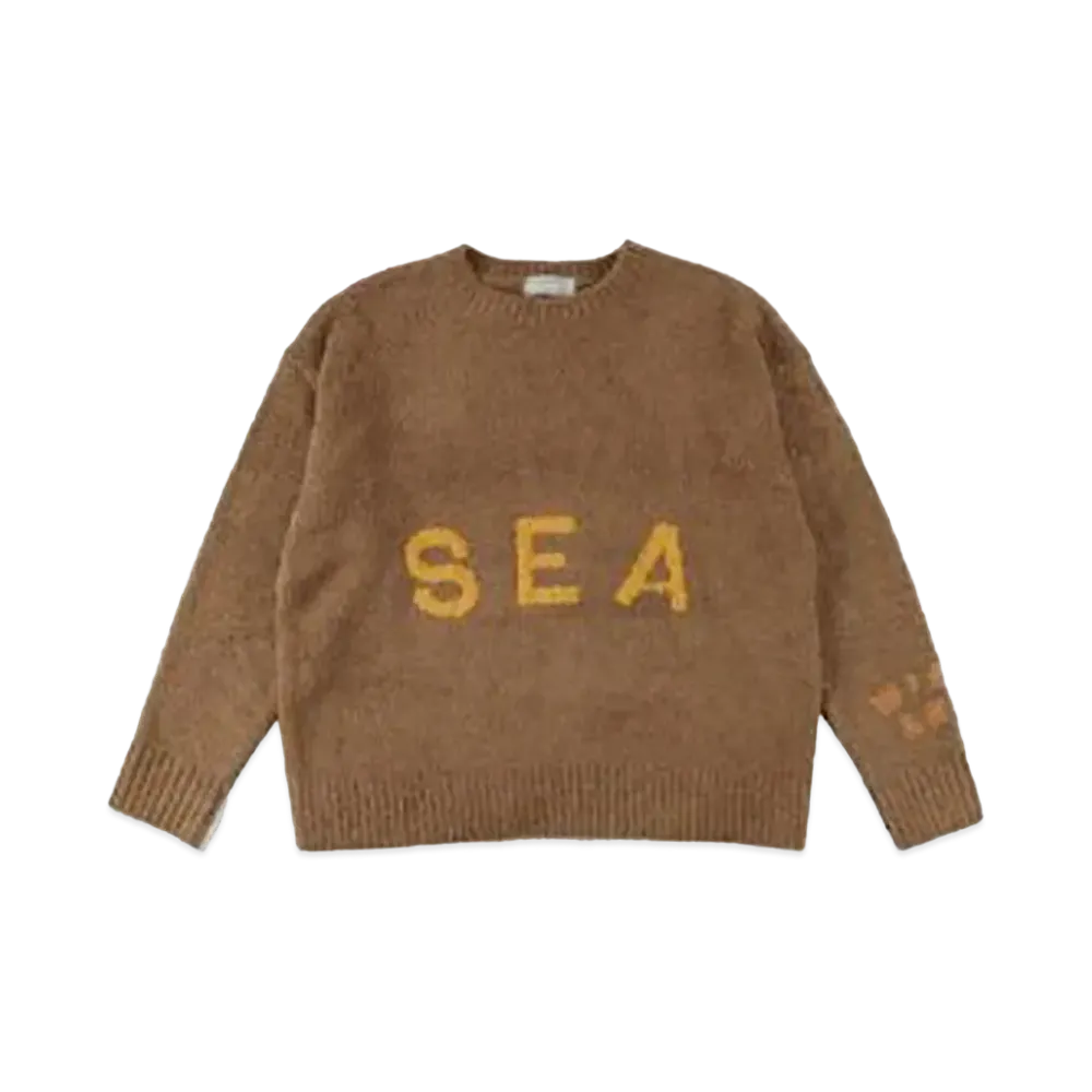WIND AND SEA x nestwell (SEA) Over crew neck "Brown"